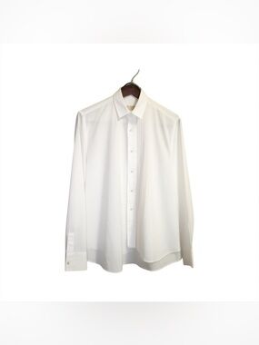 Capri Men’s Button Down Shirt | 100% Linen | White | Luxury Resort | Large